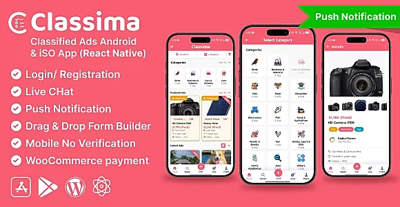 Classima - Classified ads Android & iOS App