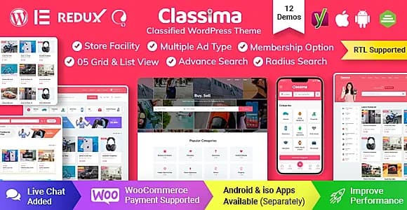 Classima WordPress Theme
