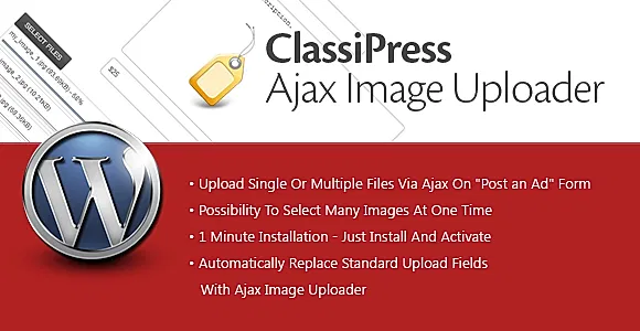 ClassiPress Ajax Image Uploader WordPress Plugin