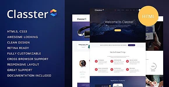 Classter | Multi-Purpose HTML Theme
