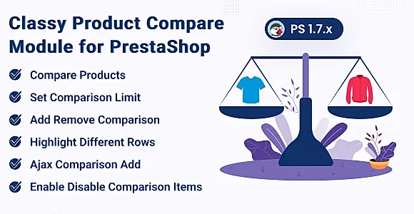 Classy Product Comparison for PrestaShop
