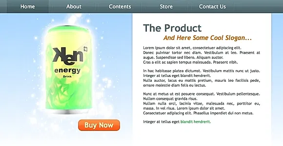 Clean Product Showcase