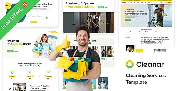 Cleanar - Cleaning Services PHP Template