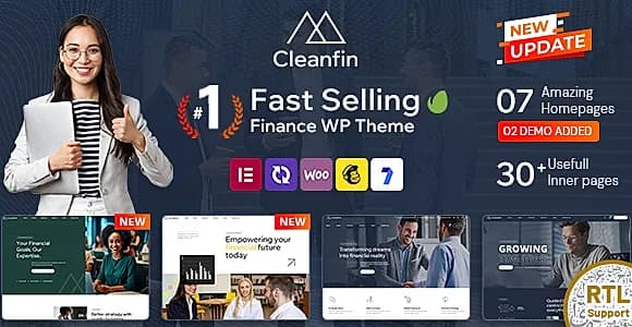 Cleanfin WordPress Theme