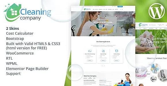 Cleaning Services WordPress Theme