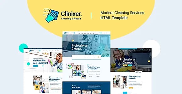 Cleanixer - Cleaning Services HTML5 Template
