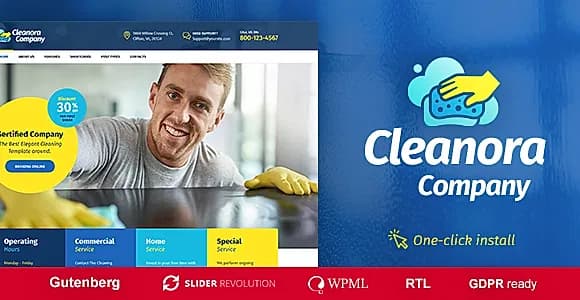 Cleanora WordPress Theme