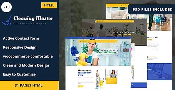 Clening Master - Cleaning Company HTML5 Template