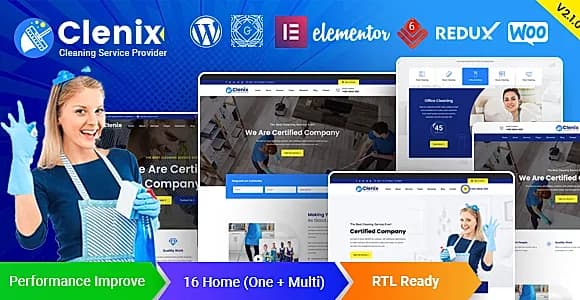Clenix WordPress Theme