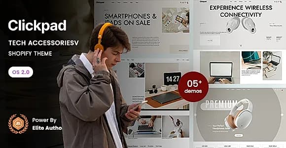 Clickpad - Tech Accessories Store Shopify 2.0 Theme