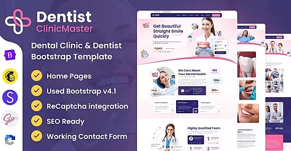 ClinicMaster - Dentist & Dental Clinic Bootstrap Template
