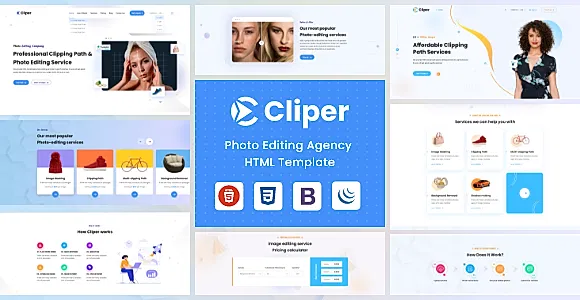Cliper - Image Editing Agency HTML Template