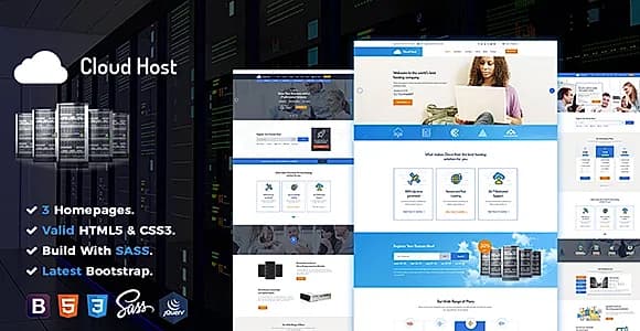 Cloud Host - Hosting HTML Template
