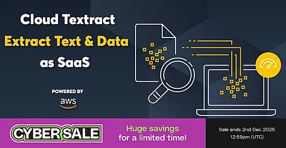Cloud Textract - Extract Text and Data from Documents as SaaS