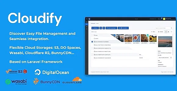 Cloudify - Self-Hosted File Manager and Cloud Storage