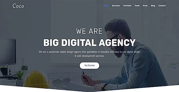 Coco - One Page Parallax