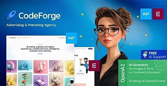 CodeForge WordPress Theme