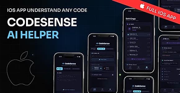 CodeSense - AI Code Analysis iOS App Template for Ollama