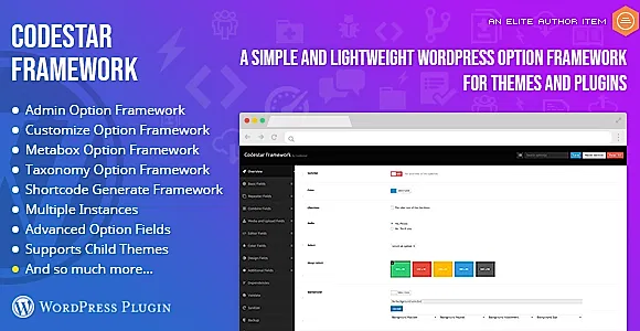 Codestar Framework WordPress Plugin