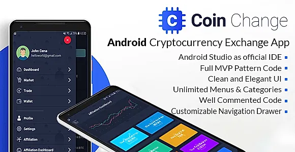 Coin change - Android Cryptocurrency Exchange Template