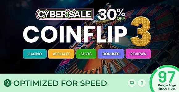 Coinflip WordPress Theme