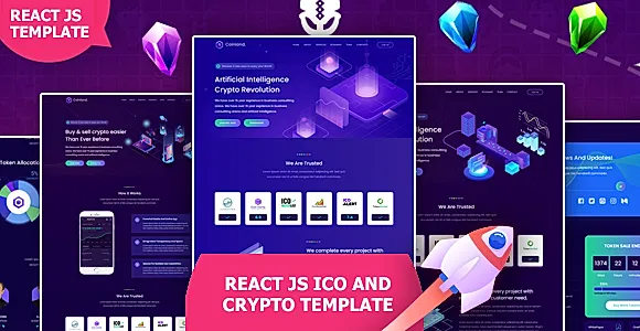 Coinland - React JS ICO & Crypto Template