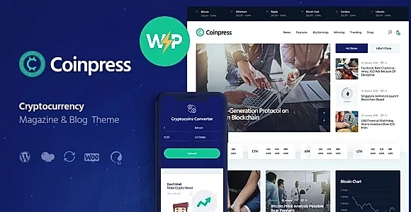 Coinpress WordPress Theme