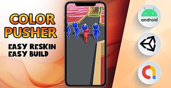 Color Pusher - (Unity - Admob - Game)