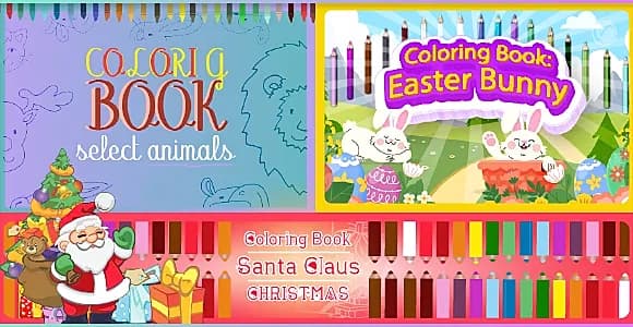 Coloring Book Bundle - HTML5 Game Template