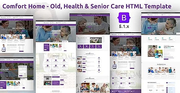 Comfort Home - Old, Health & Senior Care HTML Template