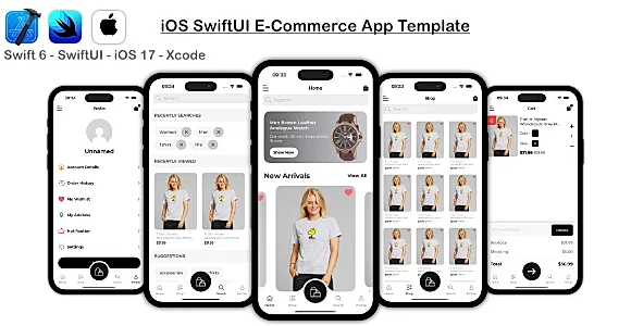 E-commerce & Shopping SwiftUI Template