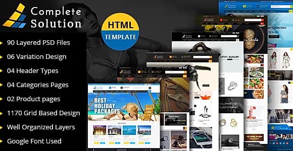 Complete Solution - Multipurpose eCommerce Html Template