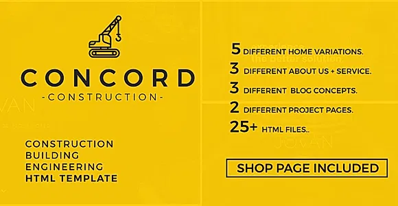 Concord - Construction and Building Website Template