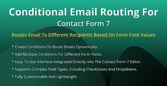 Conditional Email Routing For Contact Form 7