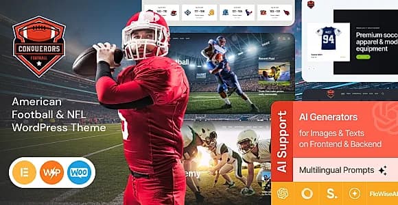 Conquerors WordPress Theme