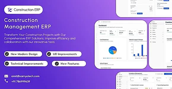 Construction ERP | Construction Management System | Real Sstate Construction ERP
