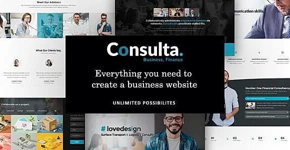 Consulta - Professional Business, Financial Drupal 9 Theme