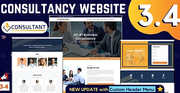 Consultancy Website with Admin Panel