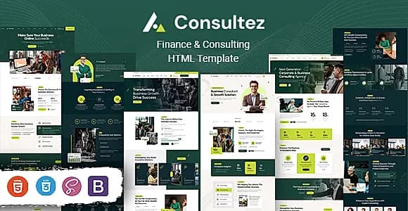 Consultez - Finance & Consulting HTML Template