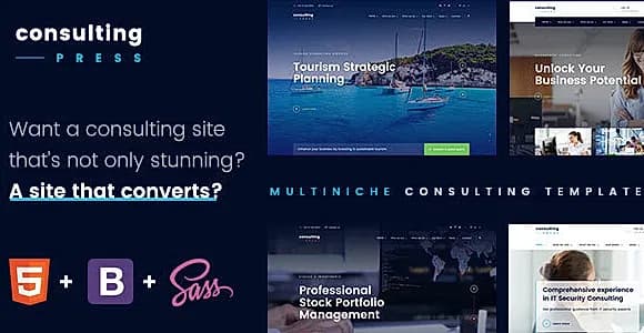ConsultingPress Multi Niche Consulting HTML Template