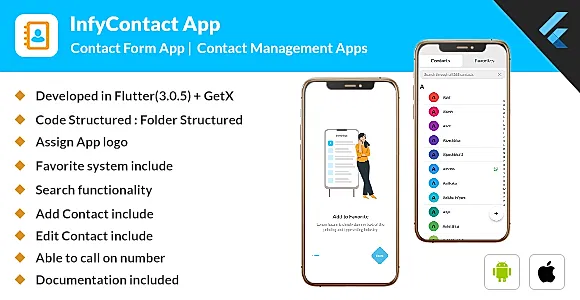 Contact App – Flutter Form & Manager