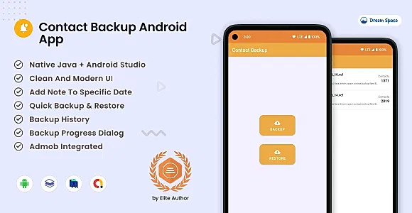 Contact Backup Android App 1.0