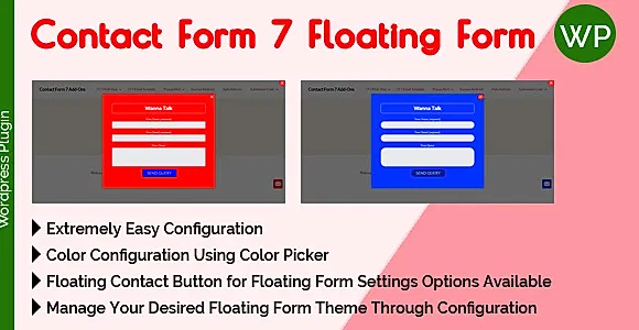 Contact Form 7 Floating Form WordPress Plugin