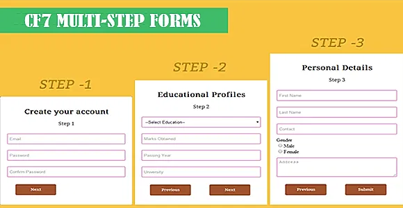 Contact Form 7 - Multi-step Forms WordPress Plugin