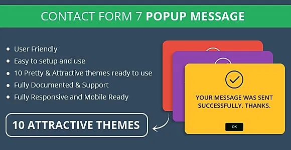 Contact Form 7 Popup Message