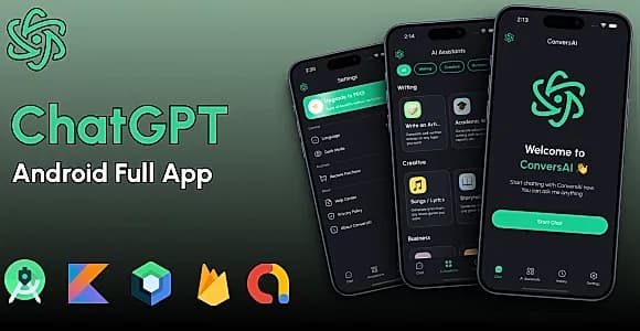 ConversAI AI Native Android Chat App With ChatGPT