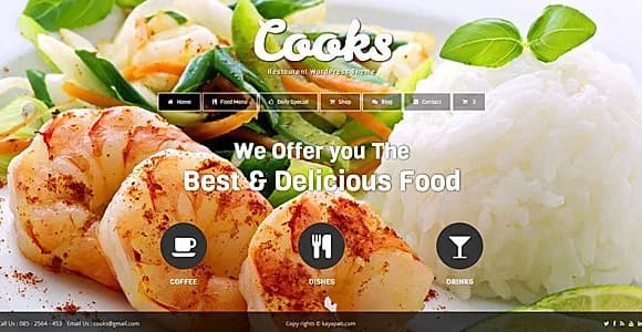 cooks WordPress Theme