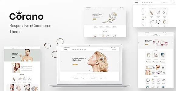 Corano - Jewellery OpenCart Theme (Page Builder Layouts)