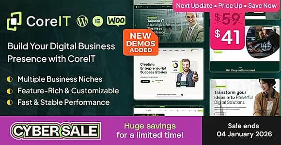 Coreit WordPress Theme