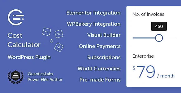 Cost Calculator for WordPress WordPress Plugin